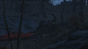 Two Deathclaws in an argument